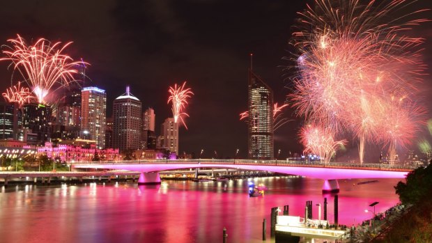 Riverfire lights up the sky last year.