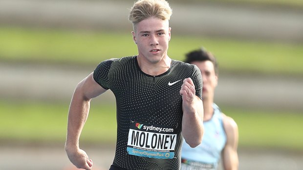 Decathlete Ashley Moloney is a rising star in Australian athletics.