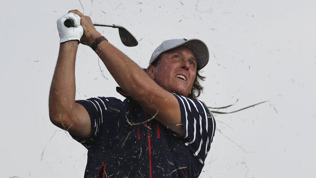 Can you imagine big shot Phil Mickelson on the clock?