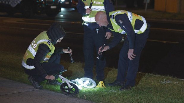 Police are investigating a collision in Chelsea Heights last night where a child sustained critical injuries.