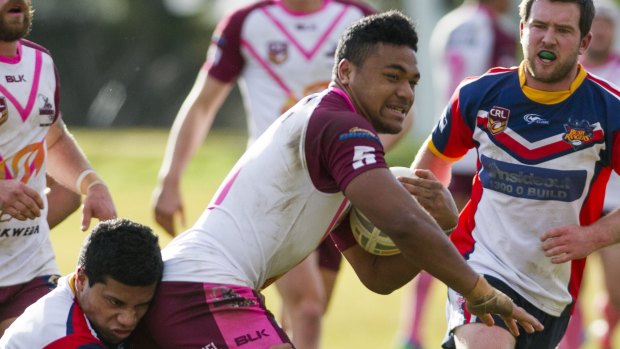 Sione Afemui is part of the Monaro team that's looking to make their third straight NSW Country Championships final.