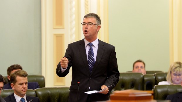 LNP deputy leader Tim Mander criticises Labor MPs for acting inappropriately at functions.