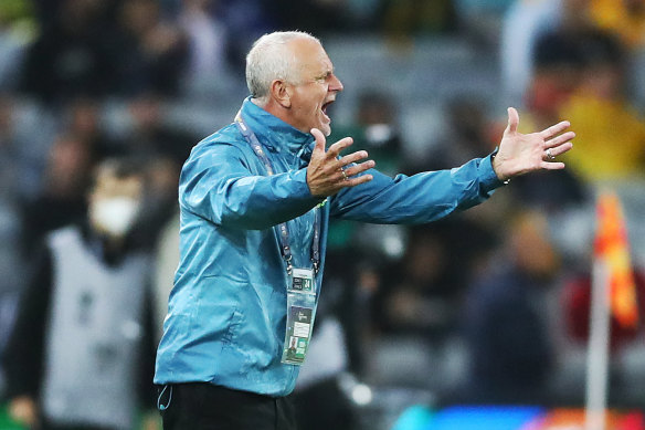 Graham Arnold’s position as Socceroos coach is under heavy scrutiny.