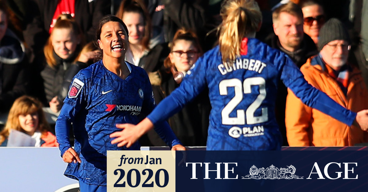 Sam Kerr opens Chelsea account in thumping Arsenal win