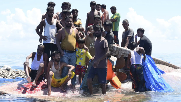 Dozens of Rohingya refugees feared dead in boat tragedy off Indonesia