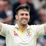 Mitchell Marsh after scoring his century in the third Test of the 2023 Ashes.