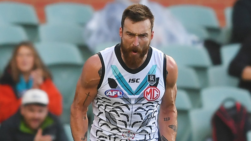 Afl 2020 Port Adelaide Power S Charlie Dixon Regains Love For Footy After Private Mental Health Battle