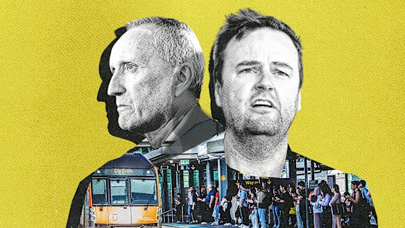 RTBU president Craig Turner and RTBU secretary Toby Warnes.