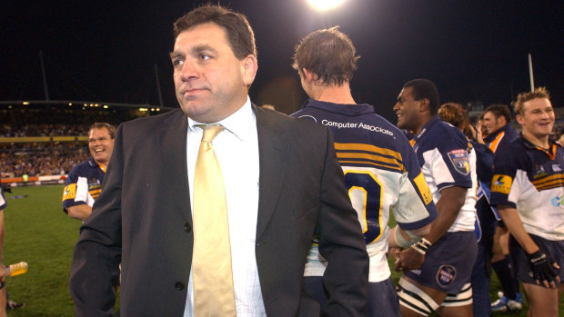 Cold shoulder: David Nucifora endured the surreal experience of winning a title with the Brumbies after being dumped.