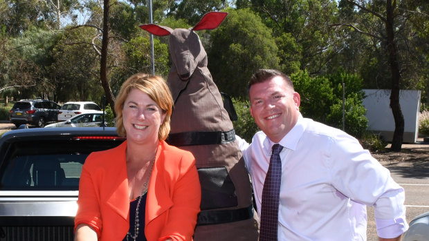 Nationals MPs Melinda Pavey and Dugald Saunders.