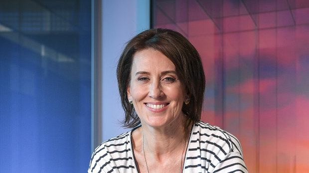 ABC broadcaster Virginia Trioli has revealed early #MeToo moments in a speech to young journalists today.