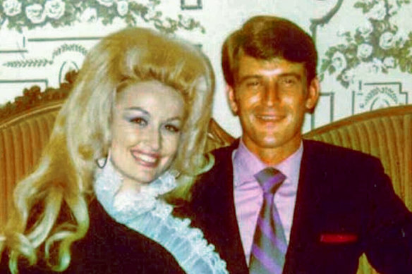 Dolly Parton with Carl Dean, her husband of 60 years, who has just died.  