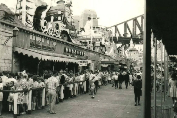 Sydney’s Luna Park prior to the June 1979 fire which claimed the lives of seven people.