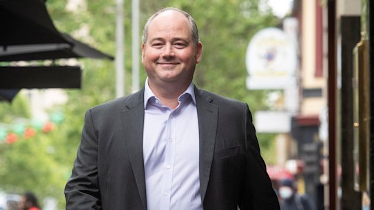 NAB chief executive Andrew Irvine.