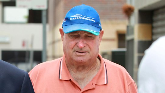 Guilty: Kenneth Grant (right), pictured with his son Troy Grant in December 2019.