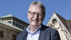 Barry Irvin at Giant Steps, the not-for-profit school for autistic children he has chaired since 2002.