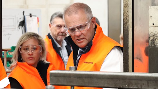 With months to go until polling day, Scott Morrison (right) is not even waiting for Labor to reveal its policies to launch his scare.