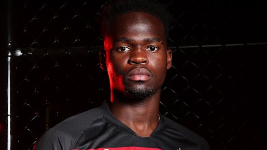 Mohamed Adam signed his first professional contract with Western Sydney last month, and is in line for his A-League debut on Saturday.