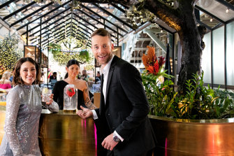 A still from Tourism Australia’s latest campaign, featuring Hamish Blake and Zoe Foster Blake. 