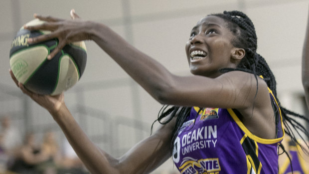 Ezi Magbegor scored 25 points for the Boomers.
