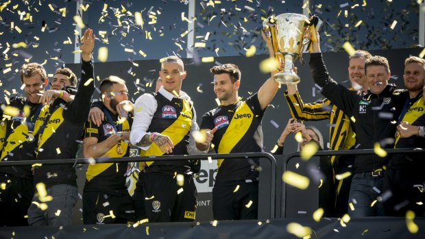 Damien Hardwick and his Richmond players have reaped the rewards for their hard work.