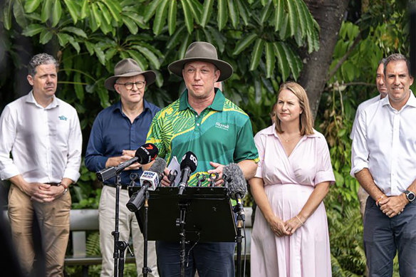 Prime Minister Anthony Albanese and Queensland Premier Steven Miles on Wednesday announced a $24 million recovery package for the state’s far north, a day after $20 million was pledged for the storm clean-up in the south-east.
