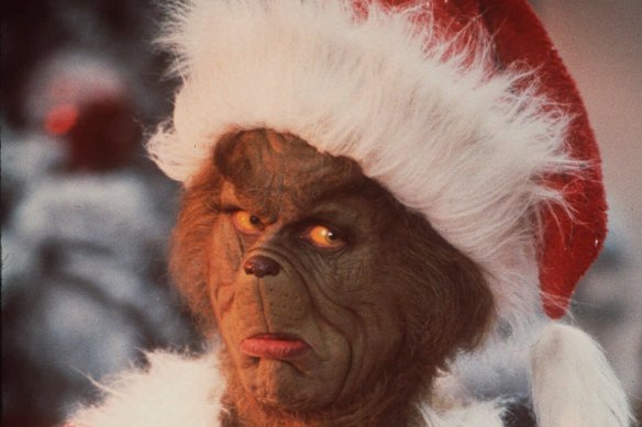 Jim Carrey stars as The Grinch in How The Grinch Stole Christmas.