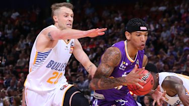 Hitting form: Didi Louzada played his best game of the season.