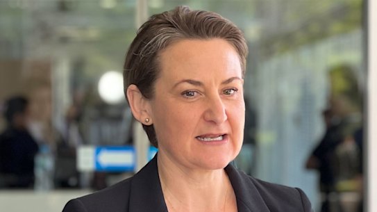 WA Health Minister Amber-Jade Sanderson at Dumas House on 25th September 2024. 