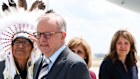 Anthony Albanese arrives in Calgary in Canada for the G7