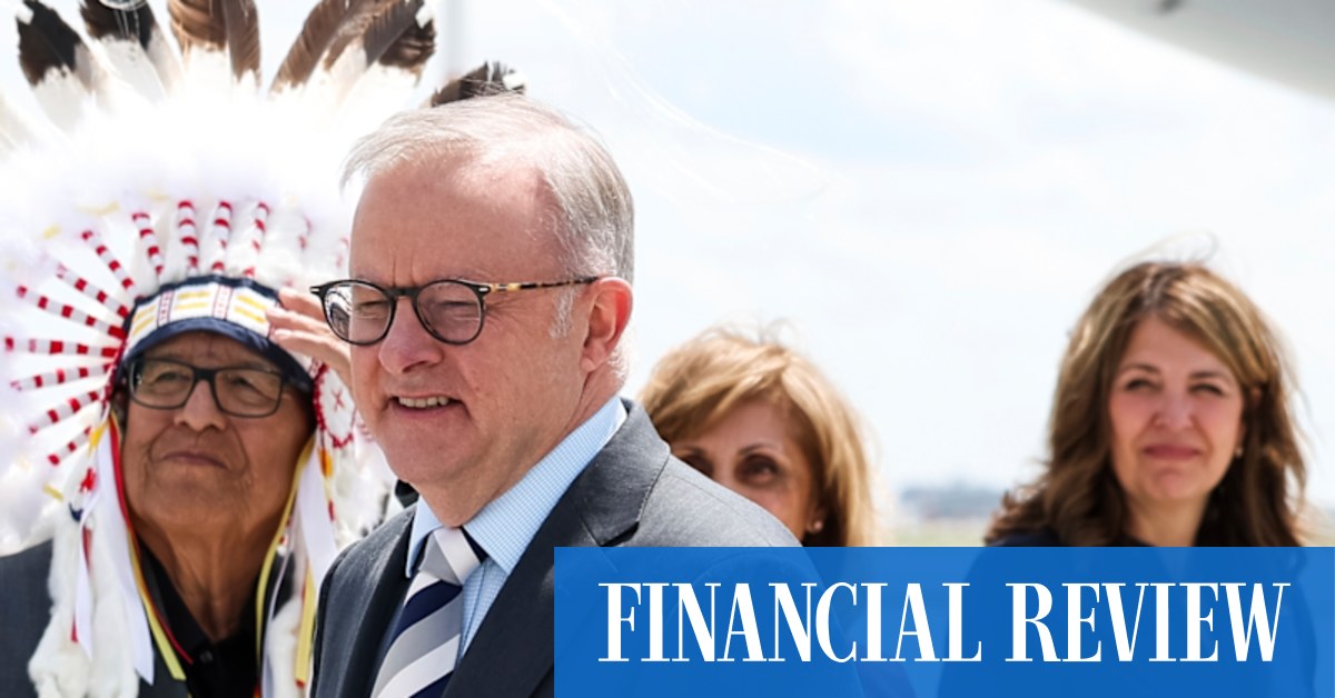 Security deals are among the first order of business as world leaders, including Donald Trump and Anthony Albanese, gather for the G7.