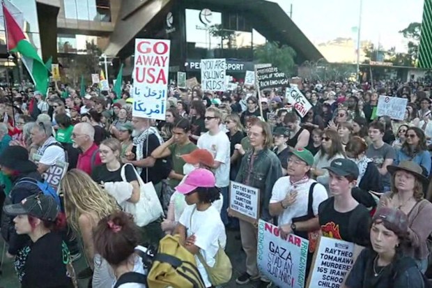 Land Forces: Anti-war protests shut down Perth streets as defence force ...