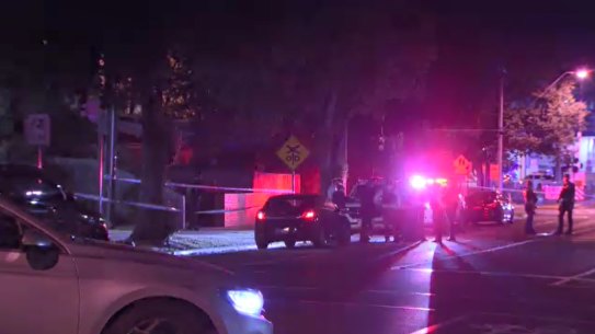 Scenes from a fatal shooting on Thursday night