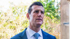 Ben Roberts-Smith walking into Federal Court in Sydney for his trial.