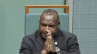 Papua New Guinea Prime Minister James Marape in Canberra on Thursday.