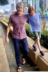 David Gyngell with his son Edmund last week.