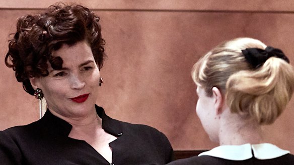Julia Ormond (left) and Angourie Rice in Ladies in Black: they are among 11 nominations for the film at the Australian Cinema and Television Arts Awards.