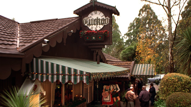 The Cuckoo restaurant on the Mount Dandenong Tourist Road in Olinda, pictured in 2004.