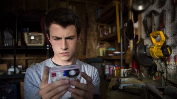In the series, Clay Jensen finds cassette tapes left by dead teenager Hannah Baker.