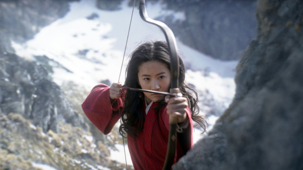Liu Yifei in the title role of Mulan. 