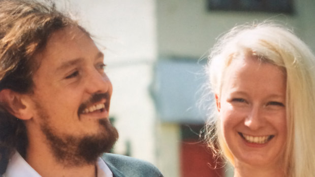 Mike Hall and Anna Haslock in 2016. 