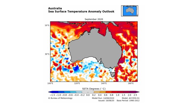 The modelling for the system, which is powered by the Commonwealth's $77 million Cray XC40 super-computer, can show which locations are most at risk of heatwaves and pinpoint the most advantageous farm sites.