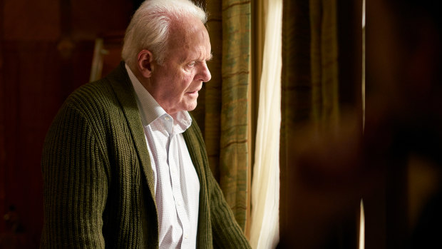 Anthony Hopkins plays a man struggling with the fog of dementia in The Father.