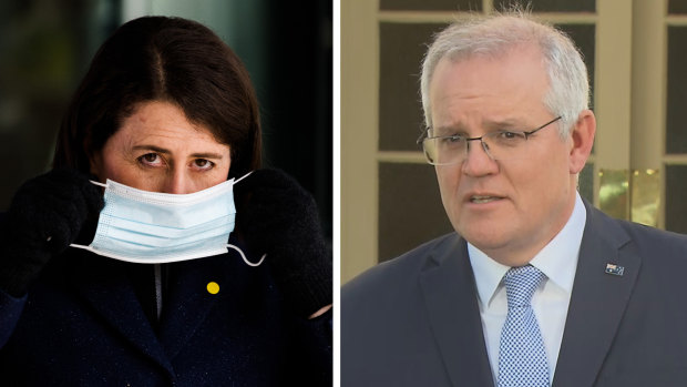 Prime Minister Scott Morrison has backed NSW Premier Gladys Berejiklian’s plan to open up at 70 per cent vaccination. 