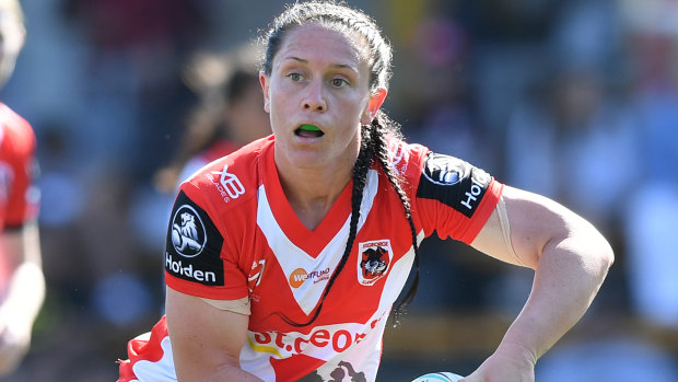 "We were our own worst enemies": Dragons hooker Brittany Breayley.