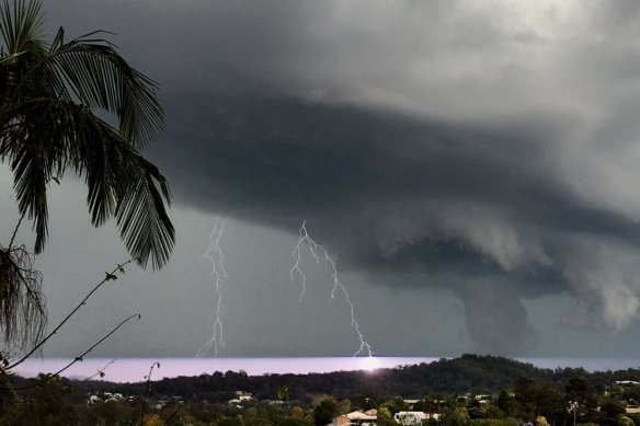 A severe storm with damaging winds is possible for Brisbane on Saturday. 