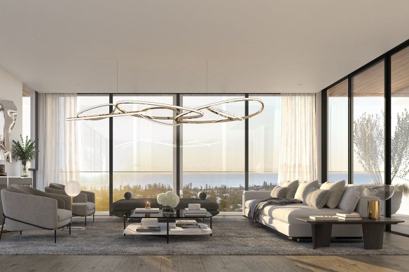 Blackburne will unveil designs for five new penthouses in the coming weeks.