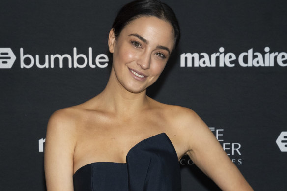 Abbey Gelmi attends the 2019 marie claire + Bumble Glass Ceiling Awards