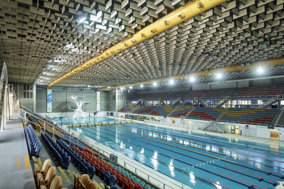 The Brisbane Aquatic Centre will get a spruce-up, including new seats.
