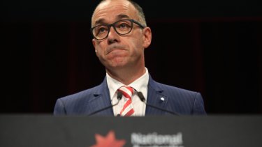 CEO Andrew Thorburn came under pressure after the release of the banking royal commission's findings.